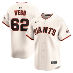 Men's Baseball team Comic character Webb Cream Home Limited Player Jersey