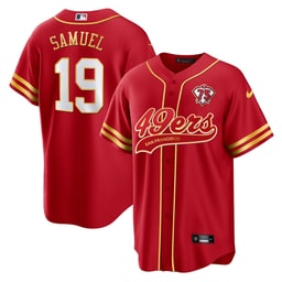 Deebo Samuel 19 Football team Baseball Men's Jersey - Red