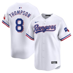 Bubba Thompson 8 Baseball team Home Limited Player Men's Jersey - White