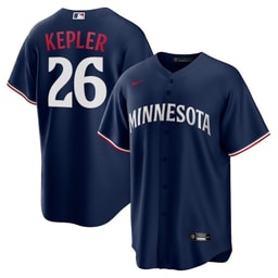 Max Kepler 26 Baseball team Team Logo Alternate Men's Jersey - Navy