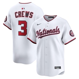 Men's Baseball team Dylan Crews White Alternate Limited Player Jersey