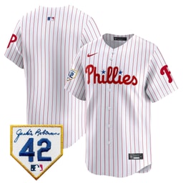 Baseball team 2024 Jackie Robinson Patch Men's Jersey - White