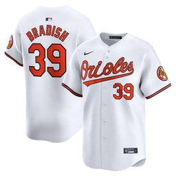 Kyle Bradish 39 Baseball team Home Limited Men's Jersey - White