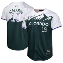 Youth Baseball team Charlie Blackmon Green City Connect Limited Player Jersey