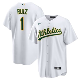 Men's Baseball team Esteury Ruiz White Home Jersey