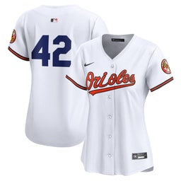Women's Baseball team 2024 Jackie Robinson Day Home Limited Jersey, White