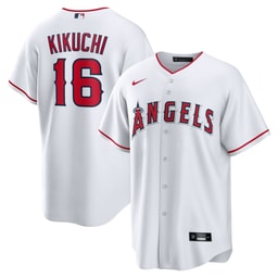 Men's Baseball team Yusei Kikuchi Home Jersey, White