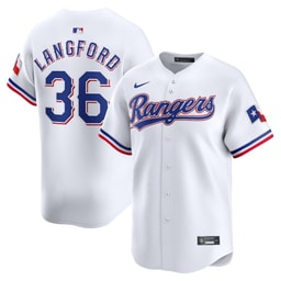 Wyatt Langford 36 Baseball team Home Limited Men's Jersey - White