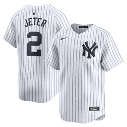 Derek Jeter 2 Baseball team Home Limited Youth Jersey - White