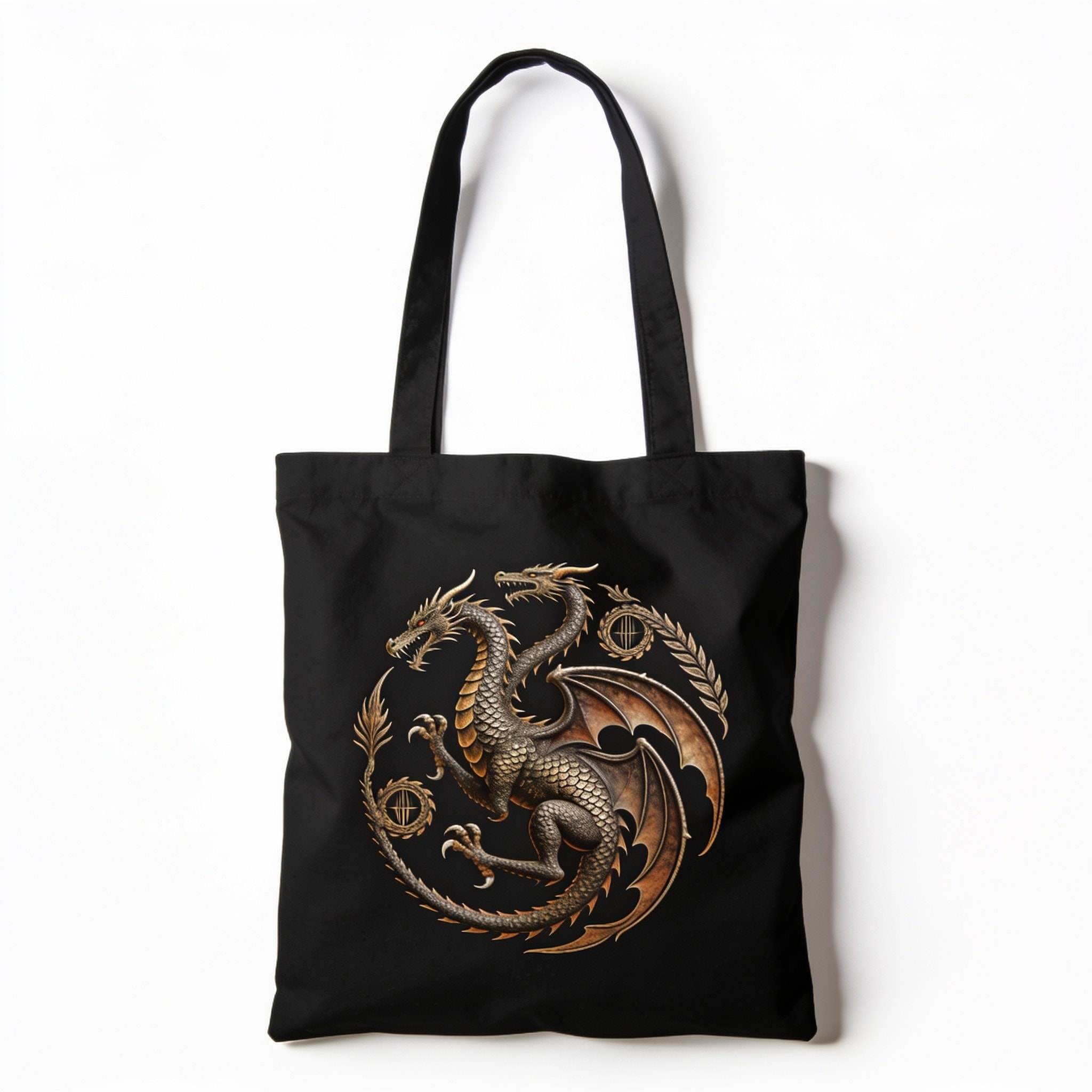 House Targaryen Tote Bag 100% Cotton Canvas