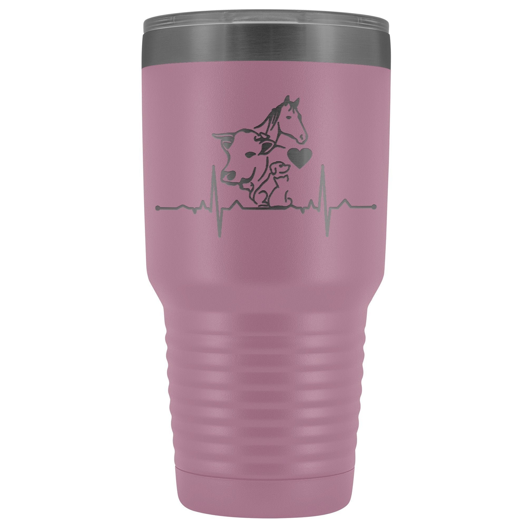 Animals Heartbeat 30oz Vacuum Tumbler