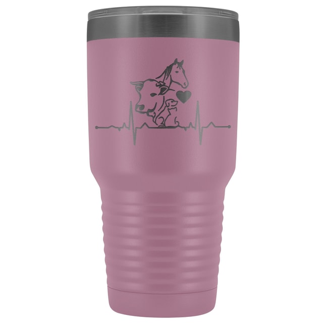 Animals Heartbeat 30oz Vacuum Tumbler
