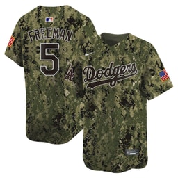 Freddie Freeman 5 Baseball team USMC Alternate Limited Men's Jersey - Woodland