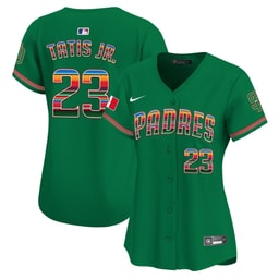 Fernando Tatis Jr 23 Baseball team Mexico Women's Jersey - Green
