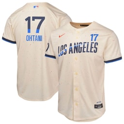 Baseball player 17 Baseball team 2024 City Connect Limited Youth Jersey - Cream