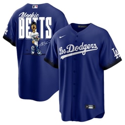 Mookie Betts 50 Baseball team Signed Cartoon 2023 City Connect Player Men Jersey - Royal