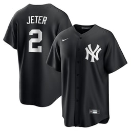 Derek Jeter 2 Baseball team Men's Jersey - Black