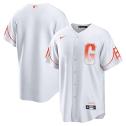 Baseball team City Connect Men's Jersey - White