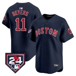 Rafael Devers 11 Baseball team 2024 Spring Training Men's Jersey - Navy