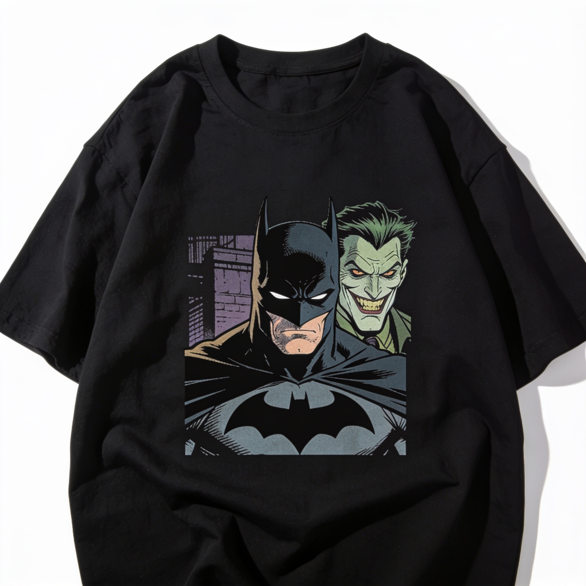 Batman Animated Series Villains Oversized Graphic T-Shirt - Unisex 100% Combed Cotton