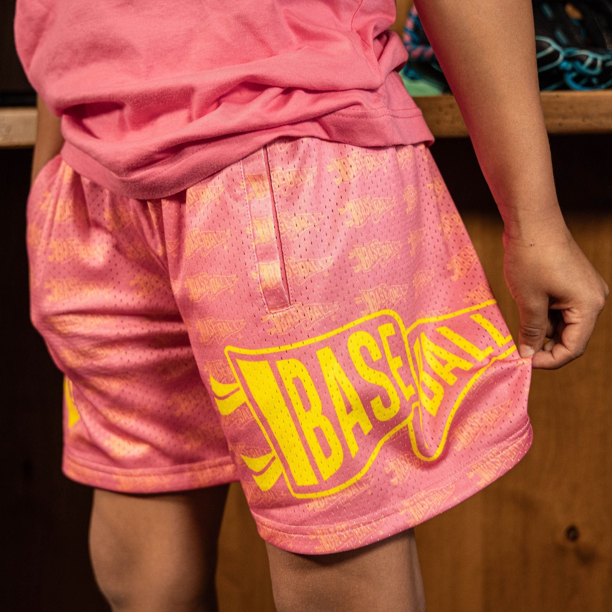 Pennant Shorts - Pink Lemonade
