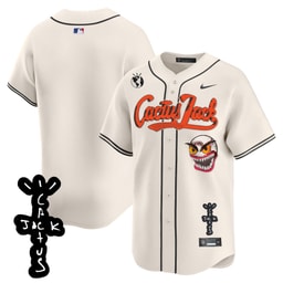 Baseball team Cactus Jack Patch V2 Men's Jersey - Cream