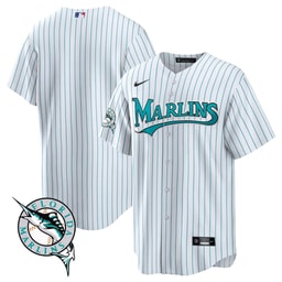 Baseball team Throwback Men's Jersey - White