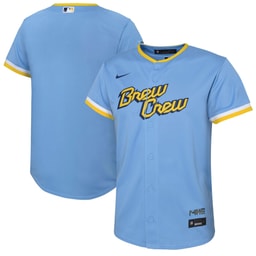 Preschool Baseball team Powder Blue City Connect Team Jersey