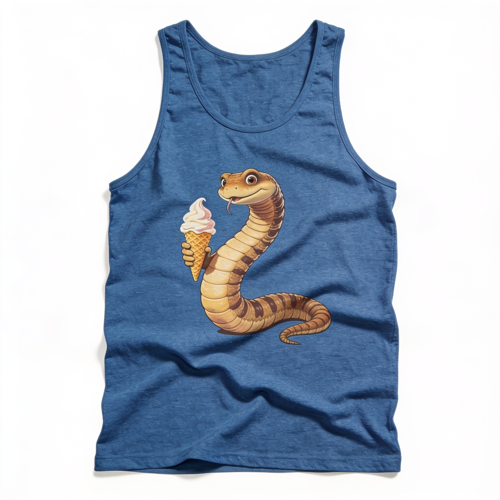 Big Worm's Ice Cream Funny Movie Men/Unisex Tank Top