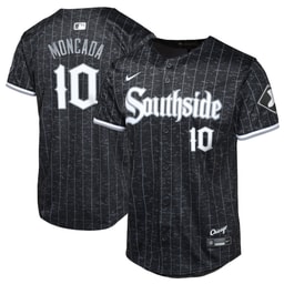 Youth Baseball team Yoan Moncada Black City Connect Limited Player Jersey