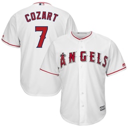 Men's Baseball team Zack Cozart Majestic White Home Cool Base Player Jersey