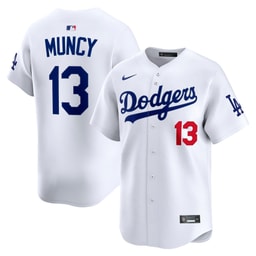 Men's Baseball team Max Muncy White Alternate Limited Player Jersey