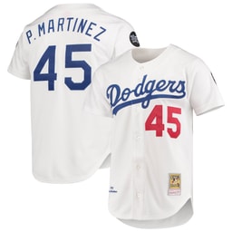 Men's Baseball team Pedro Martinez Apparel brand 1993 Cooperstown Collection Home Jersey, White