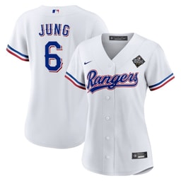 Josh Jung 6 Baseball team 2023 World Series Women's Jersey - White