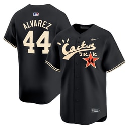 Yordan Alvarez 44 Baseball team Cactus Jack Black Men's Jersey V2