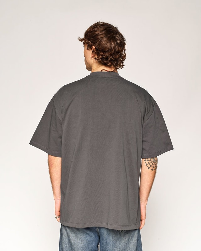 Oversized Unisex Tee - 90s Boxy Fit, Dropped Shoulders, 100% Combed Cotton 275 GSM