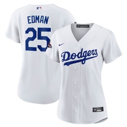 Tommy Edman 25 Baseball team Women's 2024 World Series Champions Home Player Jersey - White