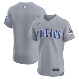 Men's Baseball team Gray Road Vapor Premier Elite Patch Jersey