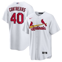 Men's Baseball team Willson Contreras White Home Official Player Jersey