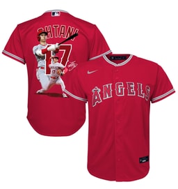 Baseball player 17 Baseball team Signed Decisive Blow 2023 Alternate Youth Jersey - Red