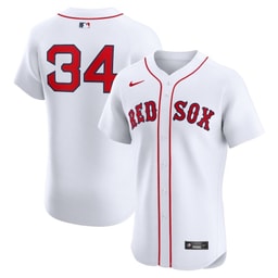David Ortiz 34 Baseball team Home Elite Men's Jersey - White