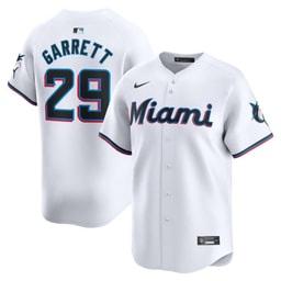 Braxton Garrett 29 Baseball team Home Limited Player Men's Jersey - White