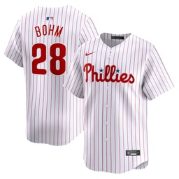 Men's Baseball team Alec Bohm White Home Limited Player Jersey