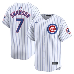 Youth Baseball team Dansby Swanson White Home Limited Player Jersey