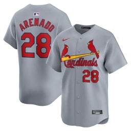 Nolan Arenado 28 Baseball team Away Limited Player Men's Jersey - Gray