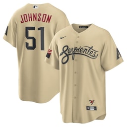 Randy Johnson 51 Baseball team City Connect Men's Jersey - Sand