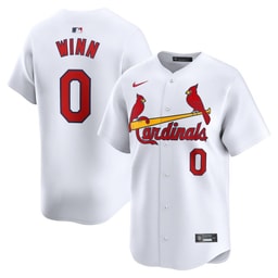 Masyn Winn 0 Baseball team Home Limited Men's Jersey - White