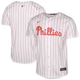 Youth Baseball team Home Blank Limited Jersey, White