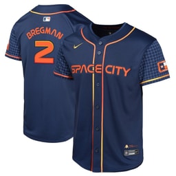 Alex Bregman 2 Baseball team City Connect Limited Youth Jersey - Navy