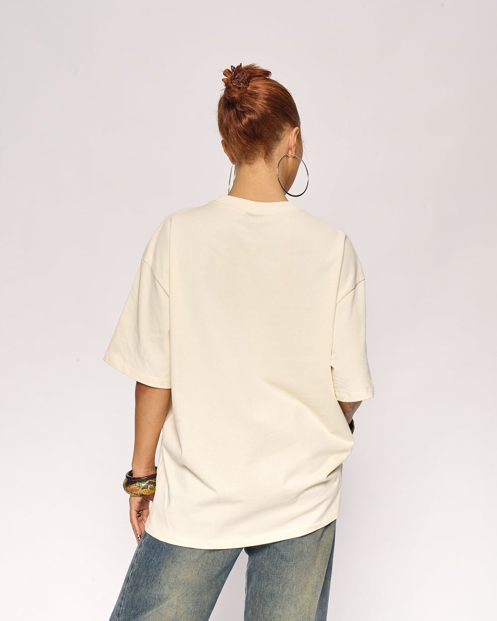 Oversized Unisex Tee - 90s Boxy Fit, Dropped Shoulders, 100% Combed Cotton 275 GSM
